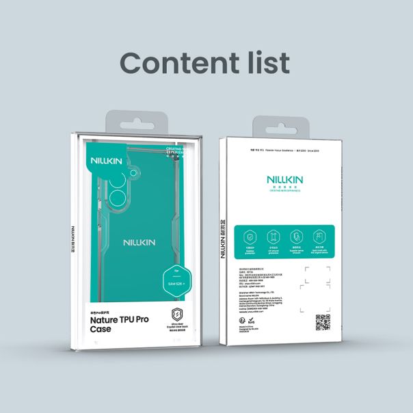 Maska za Samsung Galaxy S26 Plus 5G Nillkin Nature Pro providna - EP2919777