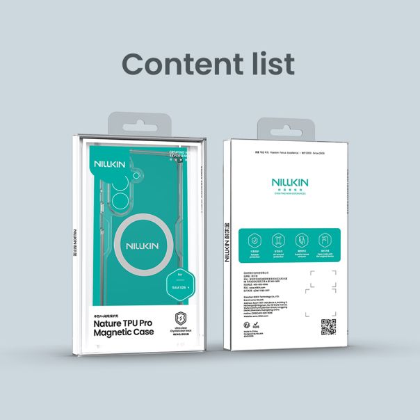 Maska za Samsung Galaxy S26 Plus 5G Nillkin Nature Pro Magnetic providna - EP2918963