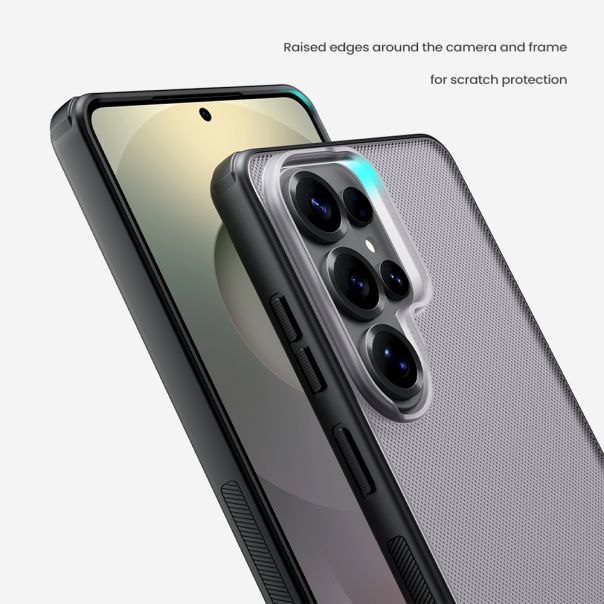 Maska za Samsung Galaxy S26 Ultra 5G providno Nillkin Super Frost Pro crna - EP2921153