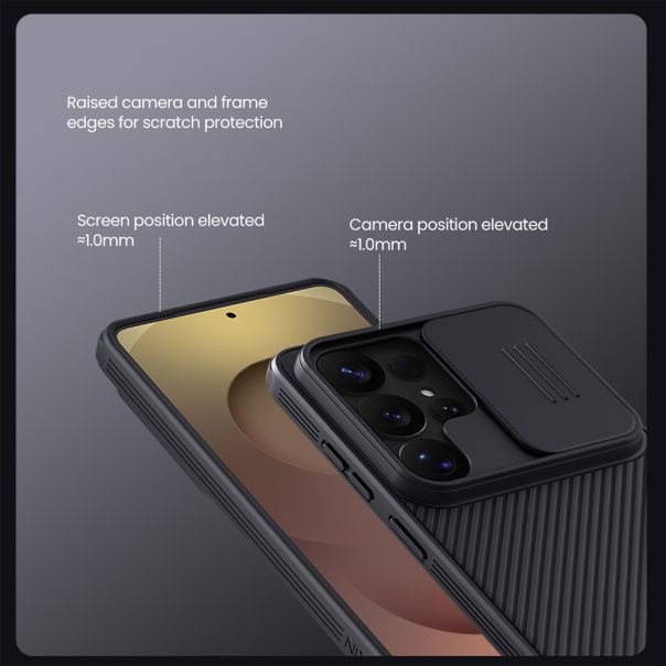 Maska za Samsung Galaxy S26 Ultra 5G Nillkin Camshield Pro crna - EP2899863