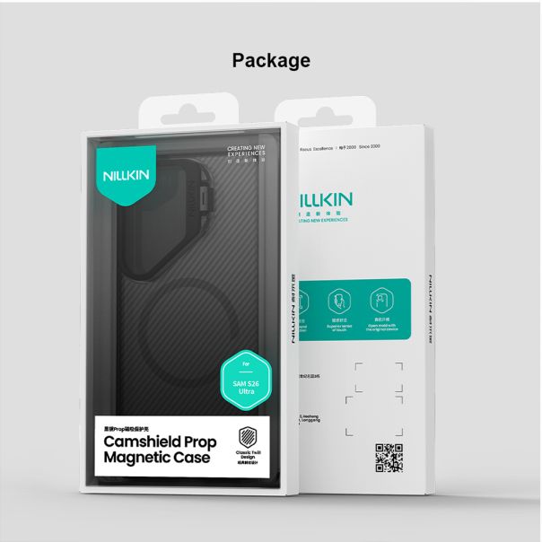 Maska za Samsung Galaxy S26 Ultra 5G Nillkin Camshield Prop magnetic crna - EP2903581