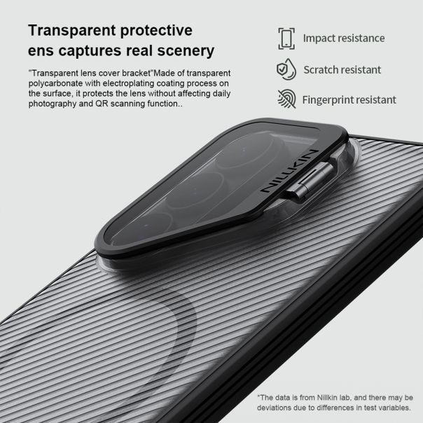 NILLKIN Maska Camshield Prop magnetic za Samsung S948B Galaxy S26 Ultra 5G, providna/crna - EP2827117
