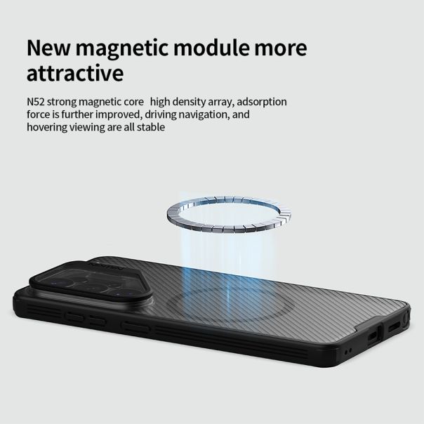 NILLKIN Maska Camshield Prop magnetic za Samsung S948B Galaxy S26 Ultra 5G, providna/crna - EP2827117