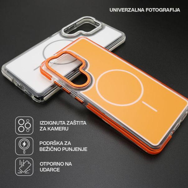 Maska za Samsung Galaxy S26 Ultra 5G narandžasta BUSINESS LOOK MagSafe - EP2936486