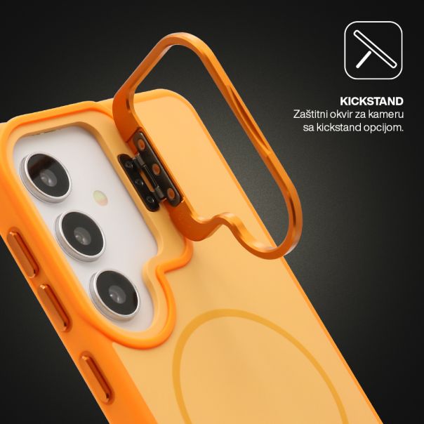 Maska za Samsung Galaxy S26 5G narandžasta STYLISH LOOK MagSafe - EP2900972