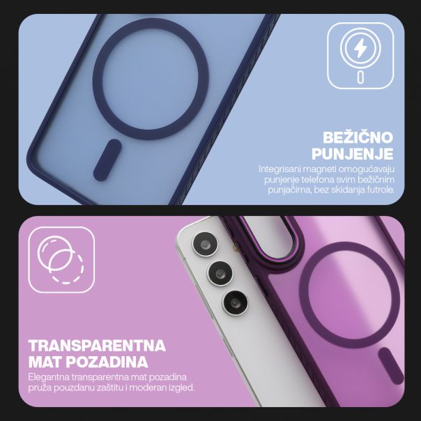 Maska Color look MagSafe za Samsung S941B Galaxy S26 5G, ljubičasta - EP2932475
