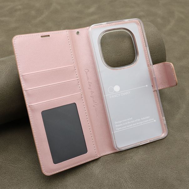 Maska za Xiaomi Redmi Note 15 5G BI FOLD HANMAN II svetlo roze - EP2913086