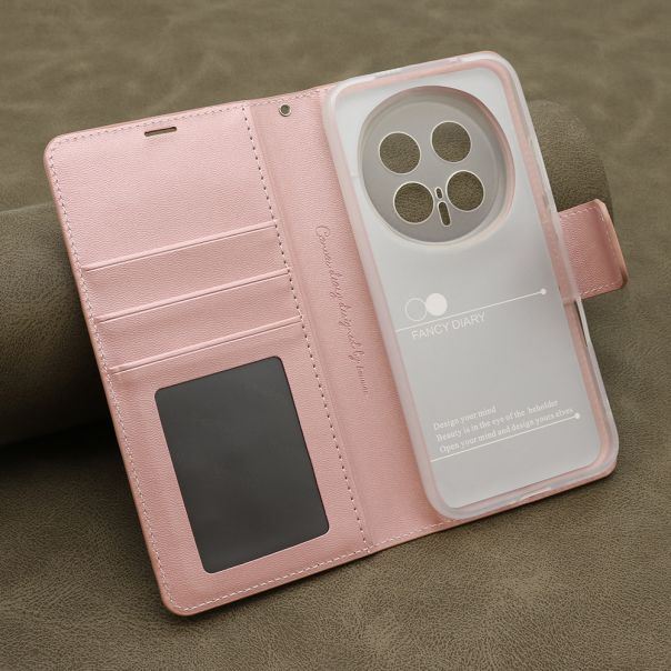 Maska za Honor Magic 8 Pro BI FOLD HANMAN II svetlo roze - EP2911149