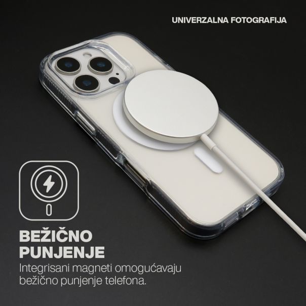 Maska za Samsung Galaxy S26 5G COLOR FRAME MagSafe srebrna (providna) - EP2913074-1