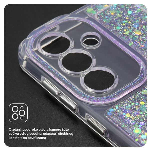 Maska za Samsung Galaxy S26 5G CRYSTAL GLOW srebrna - EP2899518