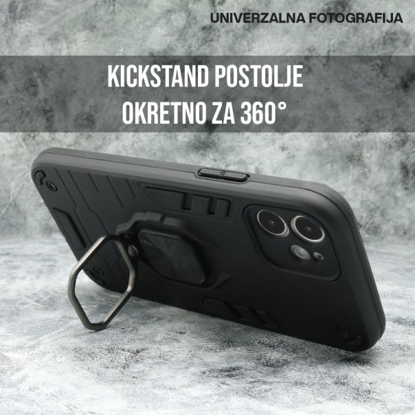 Futrola Square ring za Samsung A075F Galaxy A07 siva - EP3048570