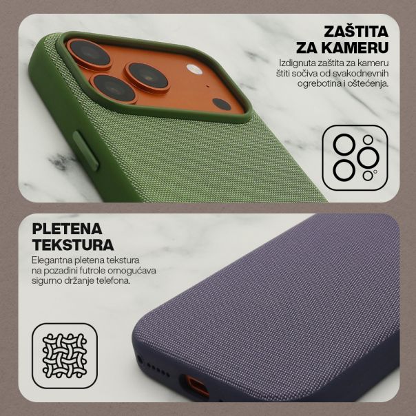 Futrola WOVEN MagSafe za Samsung S938B Galaxy S25 Ultra 5G ljubicasta - EP3148037