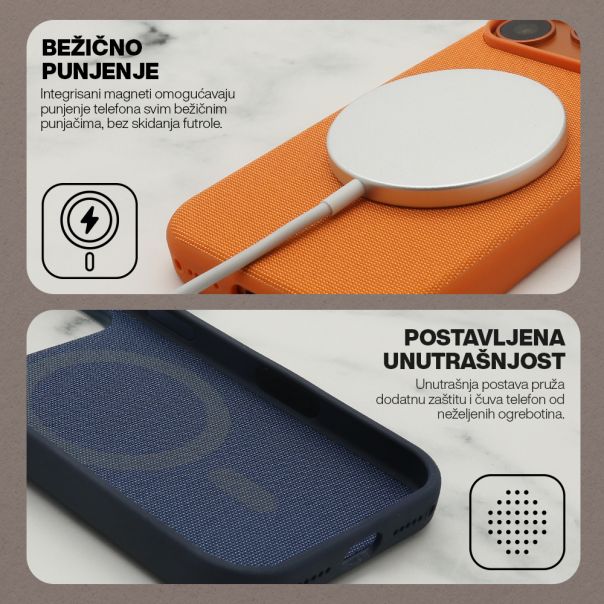 Futrola WOVEN MagSafe za Samsung S941B Galaxy S26 Ultra 5G narandzasta - EP3148058