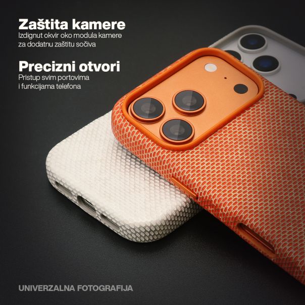 Futrola WOVEN TOUCH MagSafe za iPhone 17 Pro Max (6.9) siva - EP3148109
