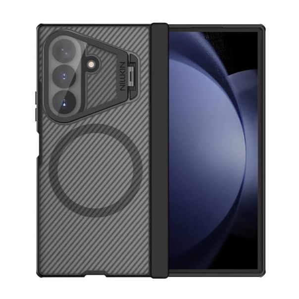 NILLKIN Futrola Cam Shield Magnetic za Samsung F976B Galaxy Z Fold 8 Ultra 5G, providno/crna - EP3191957