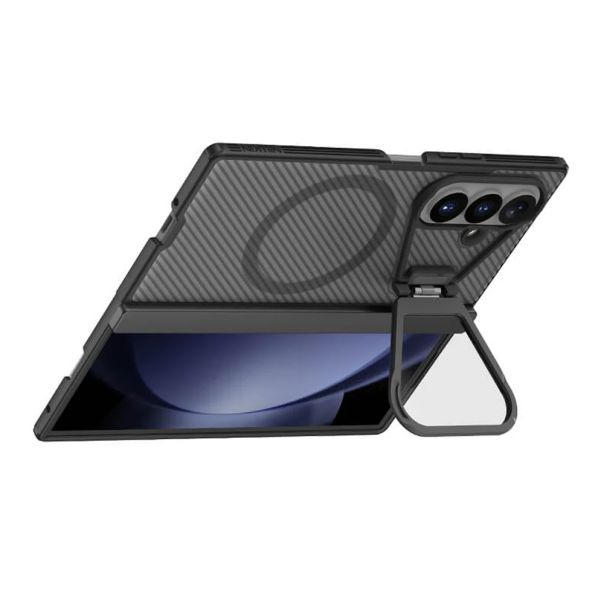 NILLKIN Futrola Cam Shield Magnetic za Samsung F976B Galaxy Z Fold 8 Ultra 5G, providno/crna - EP3191957
