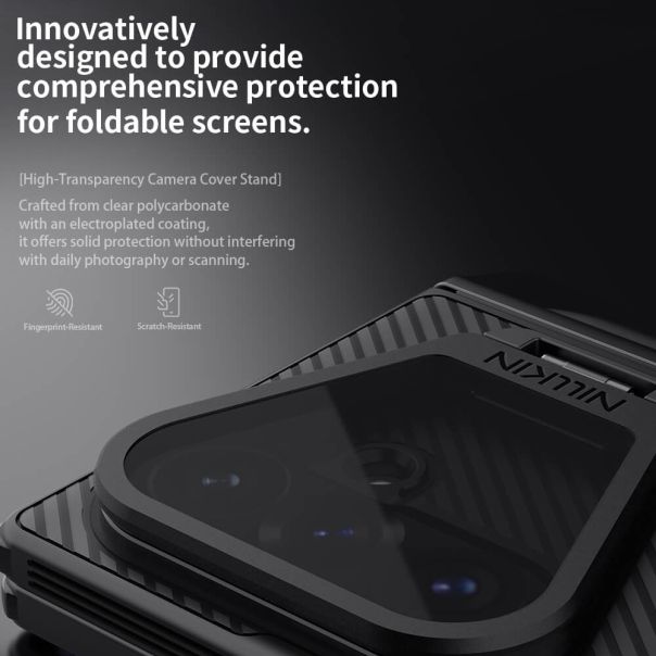 Futrola Nillkin Cam Shield Prop Magnetic za Samsung F976B Galaxy Z Fold 8 Ultra 5G (with S pen) crna - EP3175921