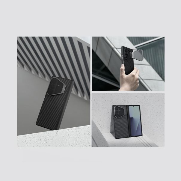 NILLKIN Futrola Carboprop magnetic za Samsung F976B Galaxy Z Fold 8 Ultra 5G, crna - EP3191960