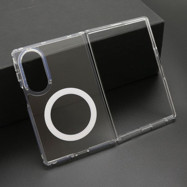 Futrola STANDARD MagSafe za Samsung Galaxy Z Fold 8 5G, providna (bela) - EP3222099