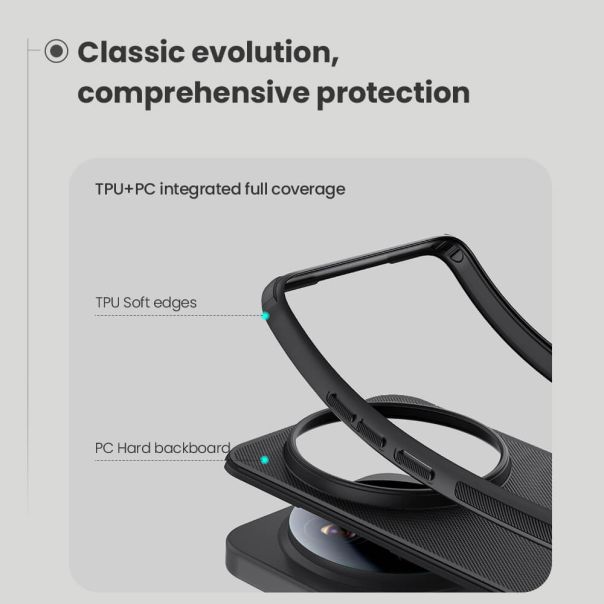 Futrola Nillkin Super Frosted Shield Pro Magnetic za Xiaomi 17 ultra 5G crna - EP3127582