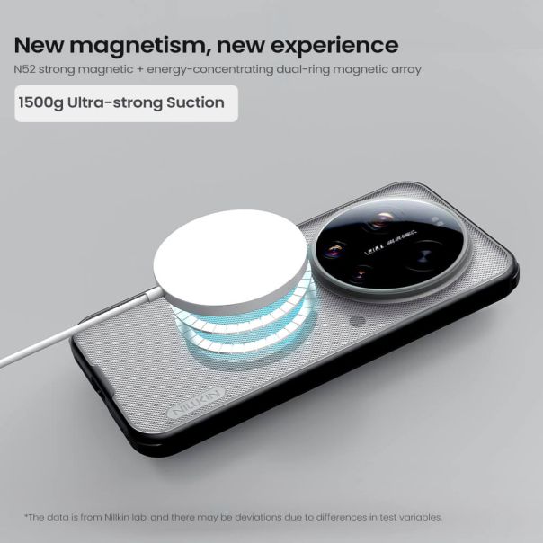 Futrola Nillkin Super Frosted Shield Pro Magnetic za Xiaomi 17 ultra 5G providno crna - EP3127585