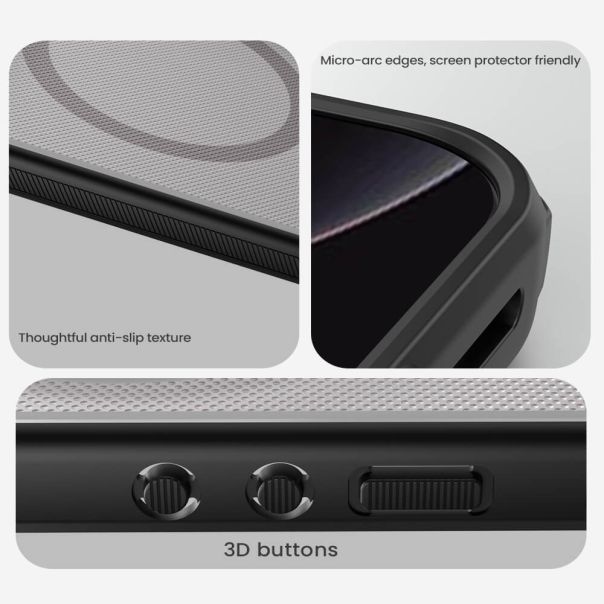 Futrola Nillkin Super Frosted Shield Pro Magnetic za Xiaomi 17 ultra 5G providno crna - EP3127585