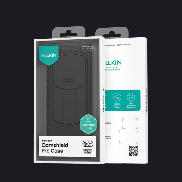 Futrola Nillkin Cam Shield Pro za Honor Magic 8 Pro crna - EP3127564