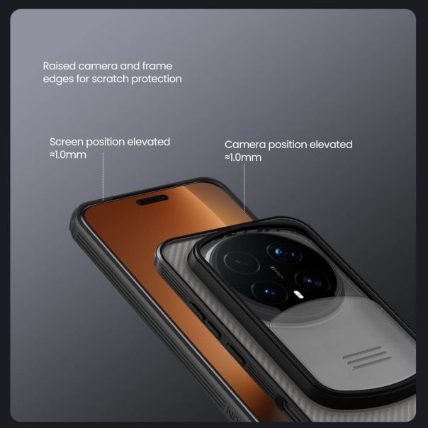 Futrola Nillkin Cam Shield Pro za Honor Magic 8 Pro providno crna - EP3127567
