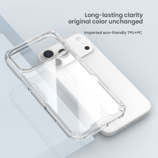 Futrola NILLKIN Nature Pro za iPhone 17 Pro Max (6.9) providno crna - EP3127573