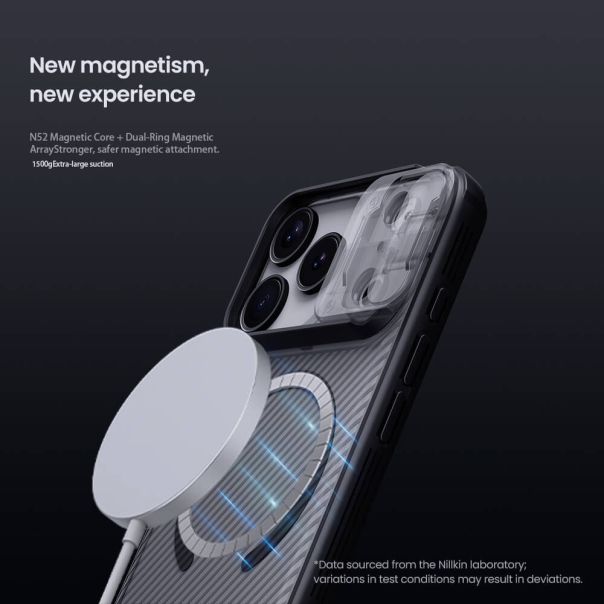 NILLKIN futrola Cam Shield Pro Magnetic za iPhone 17 Pro Max / 18 Pro Max, providno crna - EP3219366