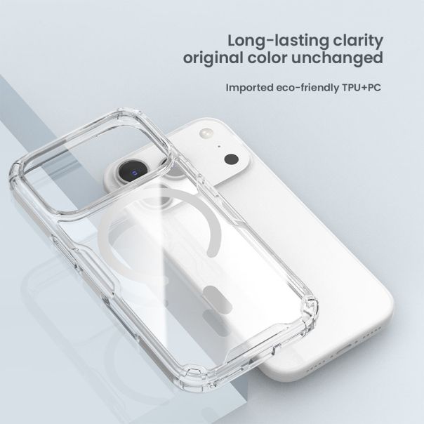 NILLKIN futrola Nature Pro Magnetic za iPhone 17 Pro Max / 18 Pro Max, providno crna - EP3219378