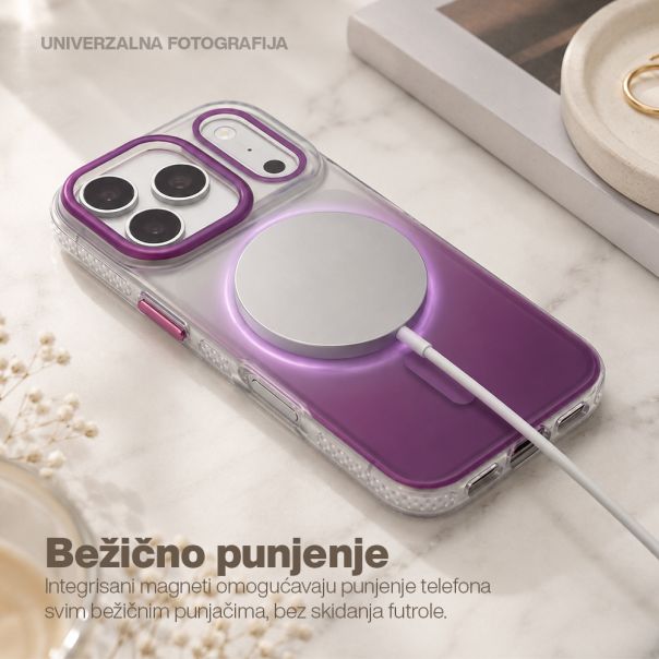 Futrola COLOR SHIELD MagSafe za iPhone 18 Pro, bela - EP3230191