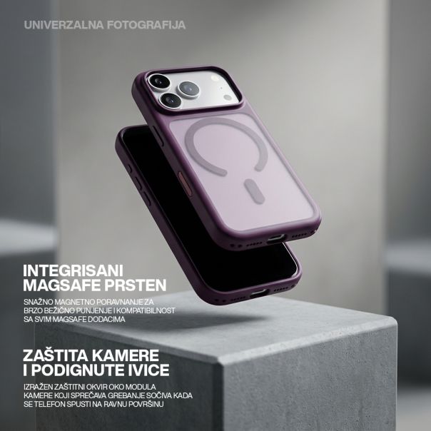 Futrola SHADOW MagSafe za iPhone 18 Pro Max, ljubičasta (big camera) - EP3230358