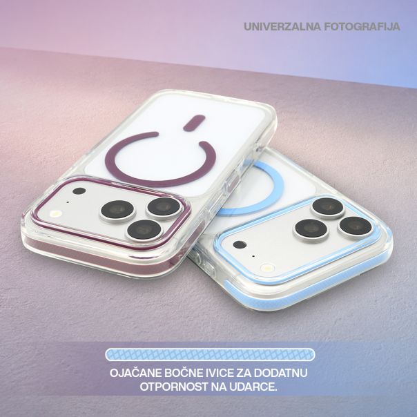 Futrola COLOR CLEAR MagSafe za iPhone 18 Pro, bela - EP3230119