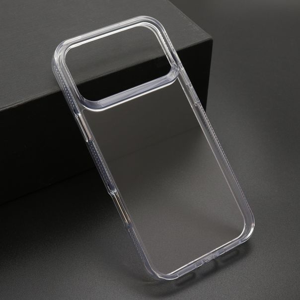 Maska za iPhone 17 Pro Max (69)/iPhone 18 Pro Max (69) COLOR FRAME srebrna (providna) - EP3265902
