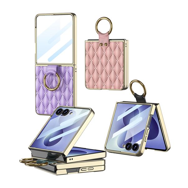 Futrola RHOMBUS za Samsung Galaxy Z Flip 8 5G (GKK case), pink - EP3202669