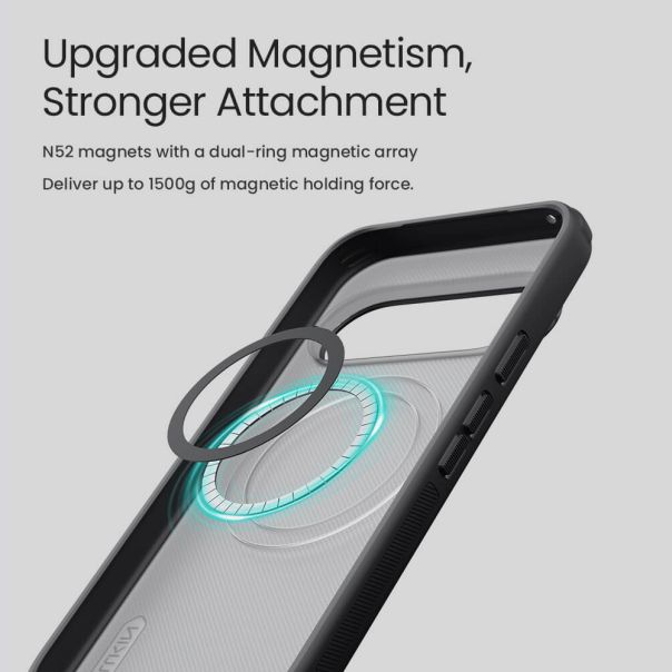 NILLKIN futrola Super Frost Pro Magnetic za Google Pixel 11 Pro, providno crna - EP3269139
