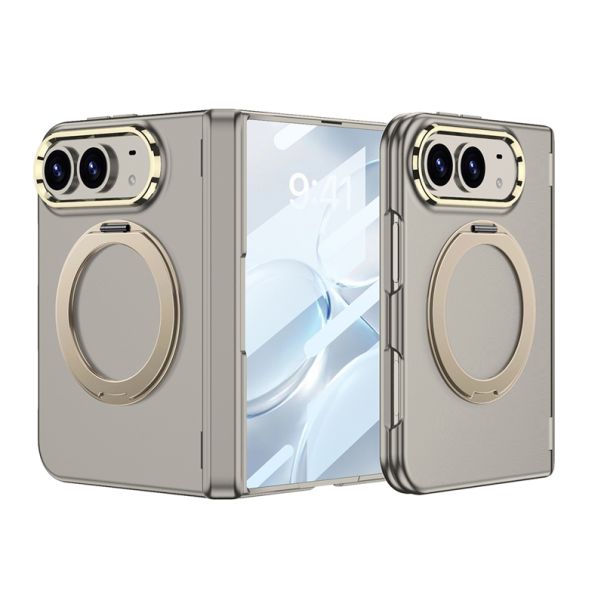 Maska za iPhone DUO PRESTIGE RING MagSafe zlatna - EP3269214