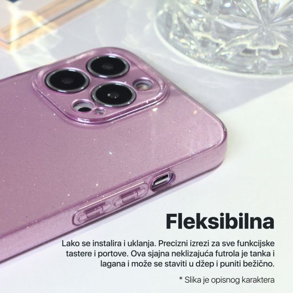 Maska za Samsung Galaxy A26 5G svetlo ljubicasta Sparkle Dust - EP3232431