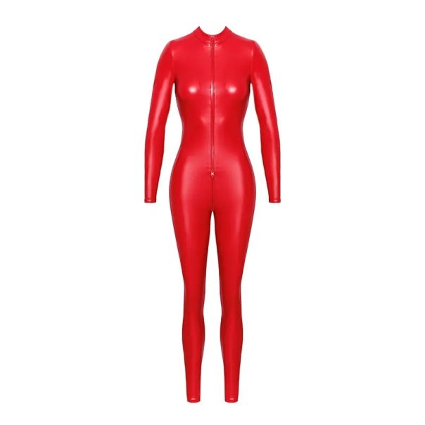 Crveni seksi kombinezon Orgia Overall Red - F353