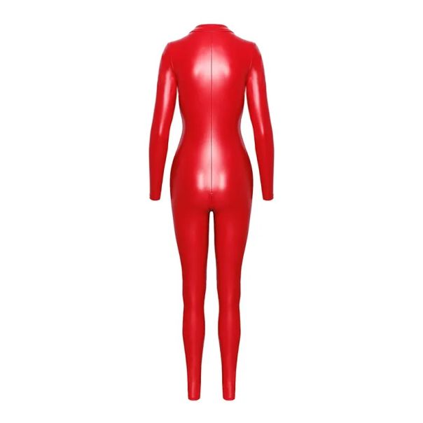 Crveni seksi kombinezon Orgia Overall Red - F353