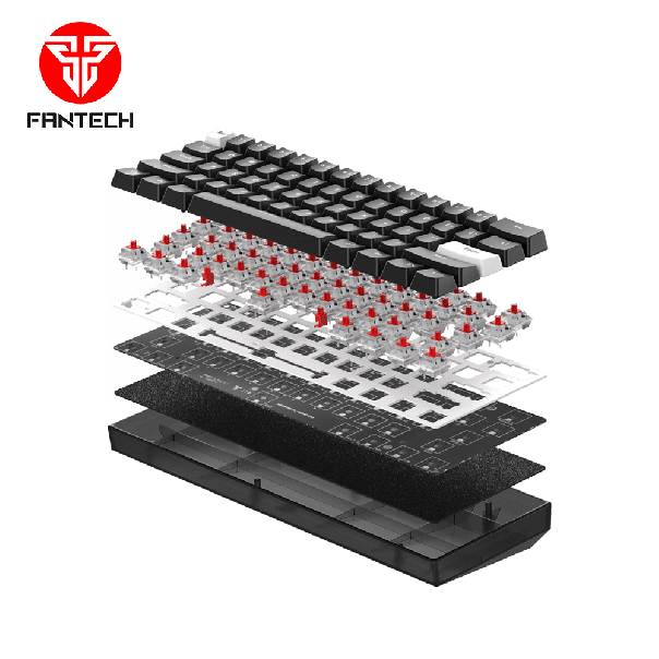FANTECH Gejmerska mehanička tastatura MK857 MAXFIT61 FROST CRNA (PLAVI SWITCH) - 204519