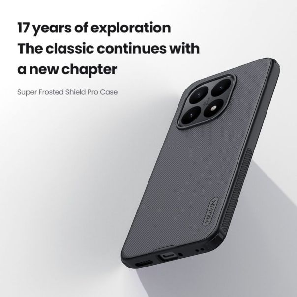 Maska za Xiaomi 15T crna Nillkin Scrub Pro - 224754