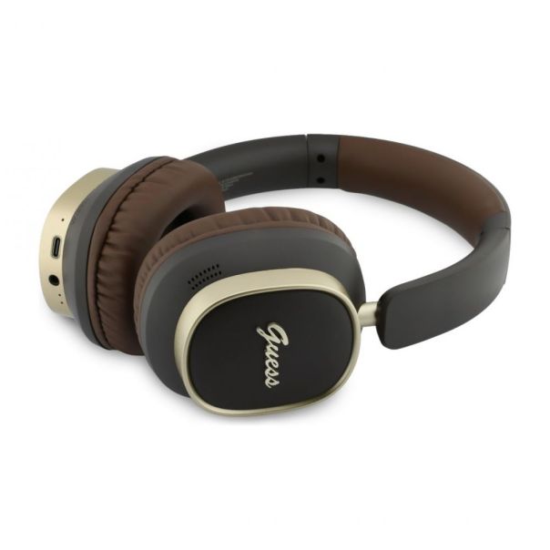 GUESS Bluetooth slusalice ENC Rectangle Metal Script braon(GUBHV28HGCSMW) - EP3193091