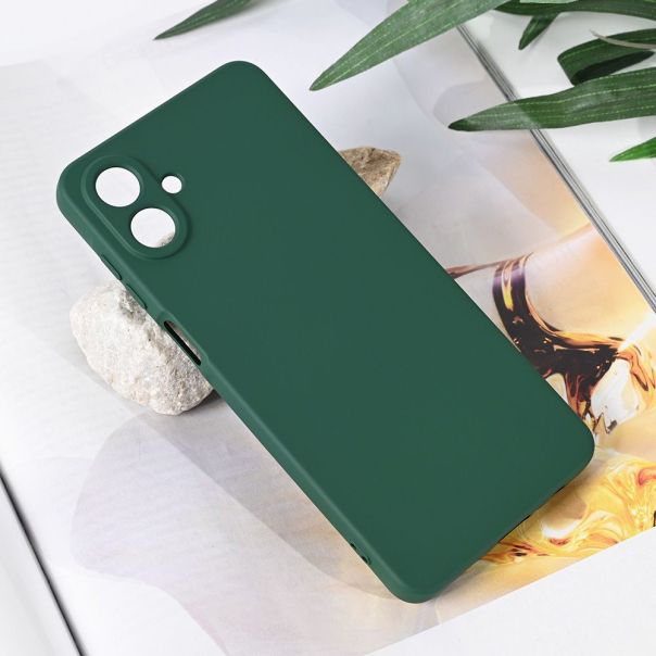 Maska za Samsung A075F Galaxy A07 tamno zelena Teracell Soft Velvet - 223017