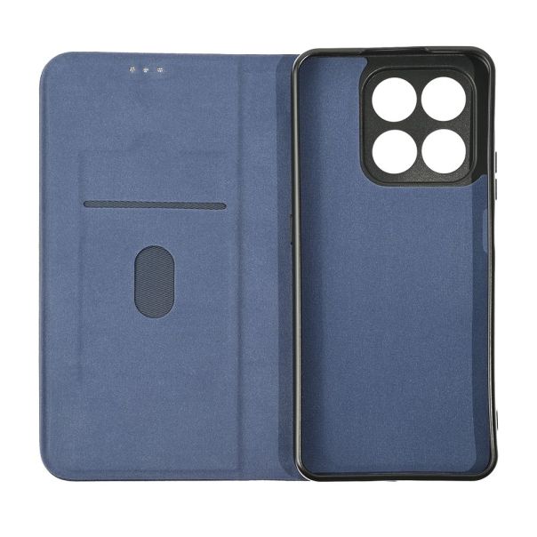 Maska za Honor X7d 4G/400 Smart 5G tamno plava Teracell Elegant Flip - 224748