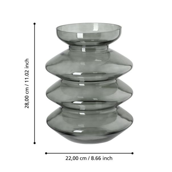 EGLO Staklena vaza 28x22cm Bevato - 421355