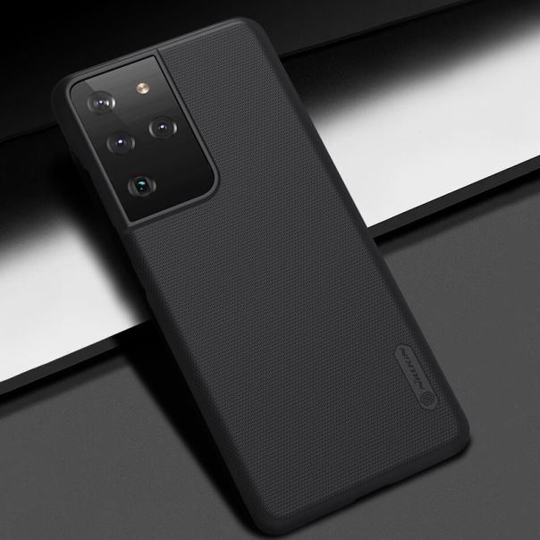 NILLKIN Maska Super Frost za Samsung G998B Galaxy S21 Ultra, crna - F89645