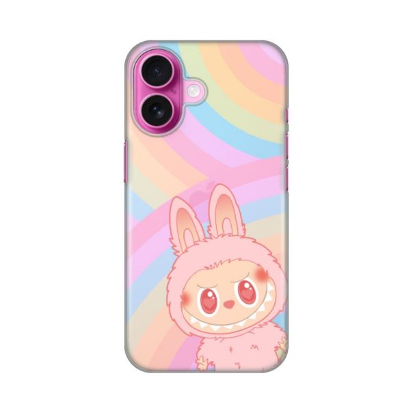 Maska za iPhone 16 6.1 La Bubu Rainbow Silikonska Print Skin - 8020848