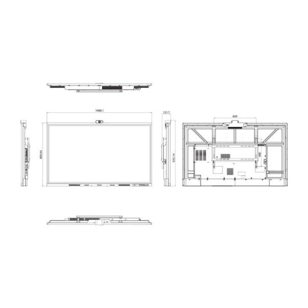 HISENSE 65 inča 65WM6FE 4K UHD LED 400 nita Interactive Display sa kamerom - EP3100922